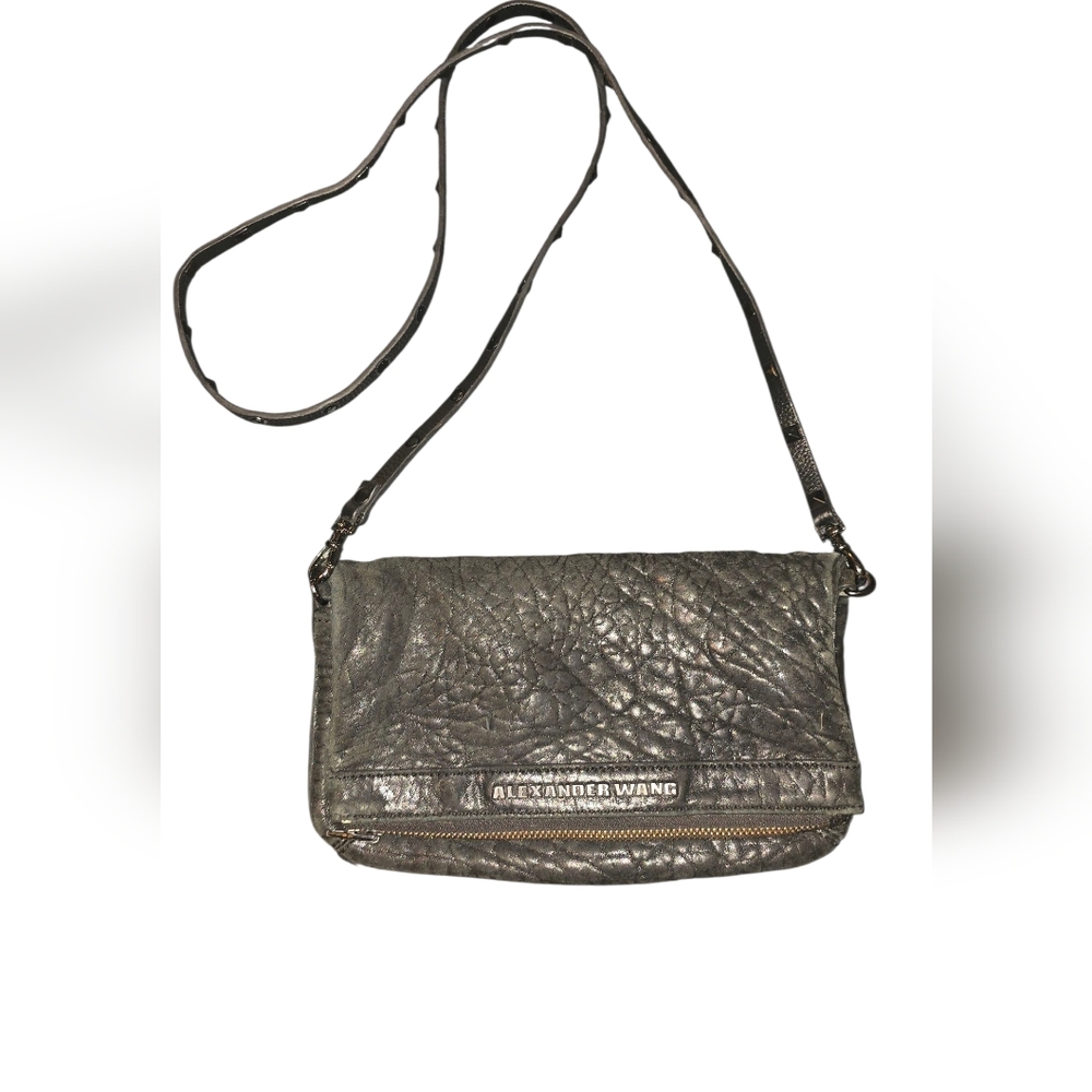 Authetic Alexander Wang Grey Black Crossbody Bag